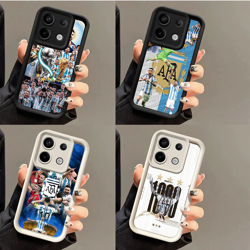 Casing HP Untuk itel S26 Ultra P65 A80 A90 A50 City 100 KK123 Lionel Messi Art Softcase