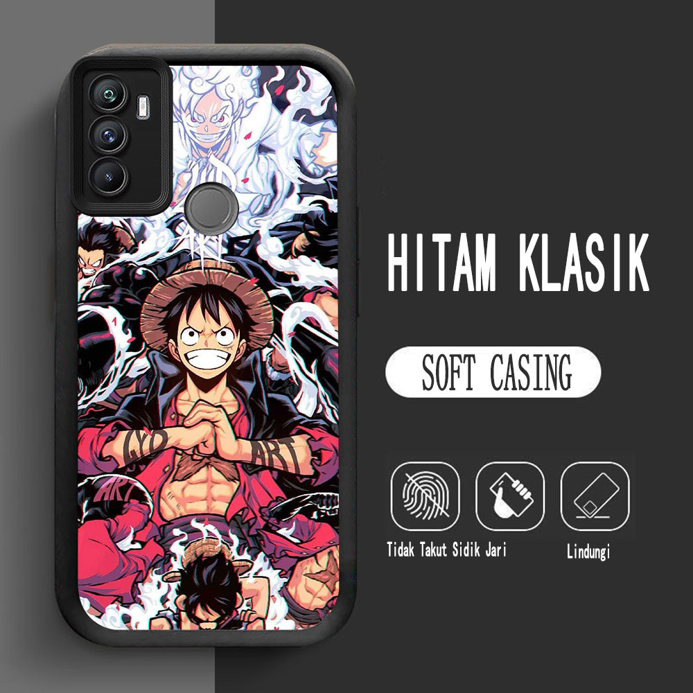 Y-13 One Piece Luffy Silikon Casing untuk OPPO A53S A53 A33 2020 Case