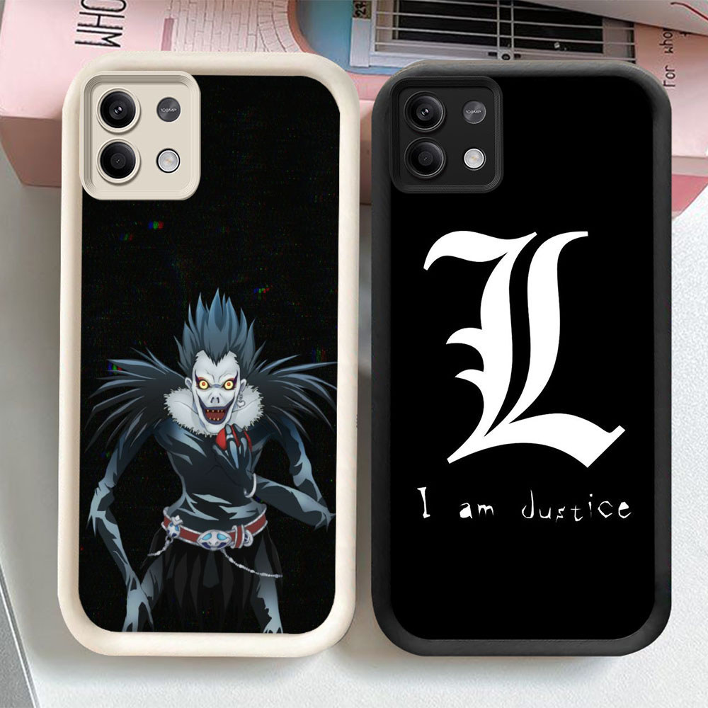 TK-43 Death Note Casing HP Untuk Xiaomi Redmi Note 13 Poco M6 M7 X6 X7 NEO Pro Plus
