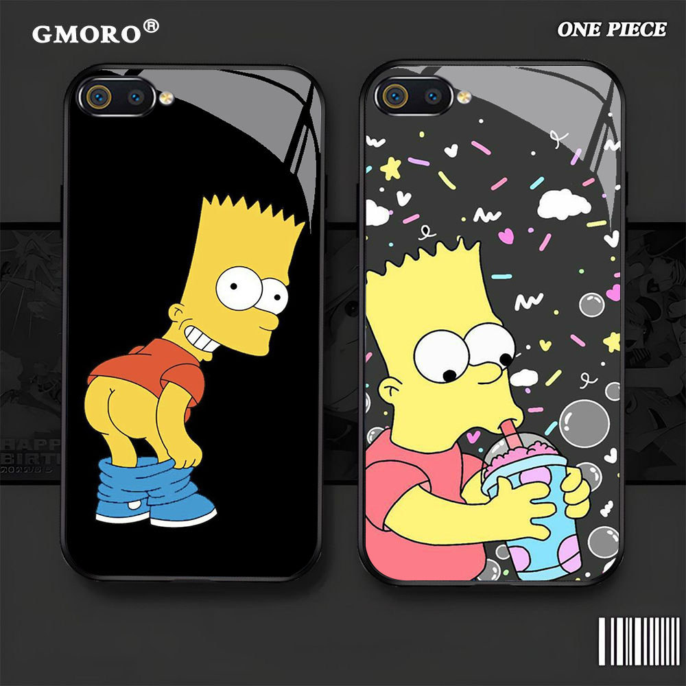 TK-32 The Simpsons HD Glass Casing HP Realme 2 8 8i 9 C30 C30S Narzo 50 Pro