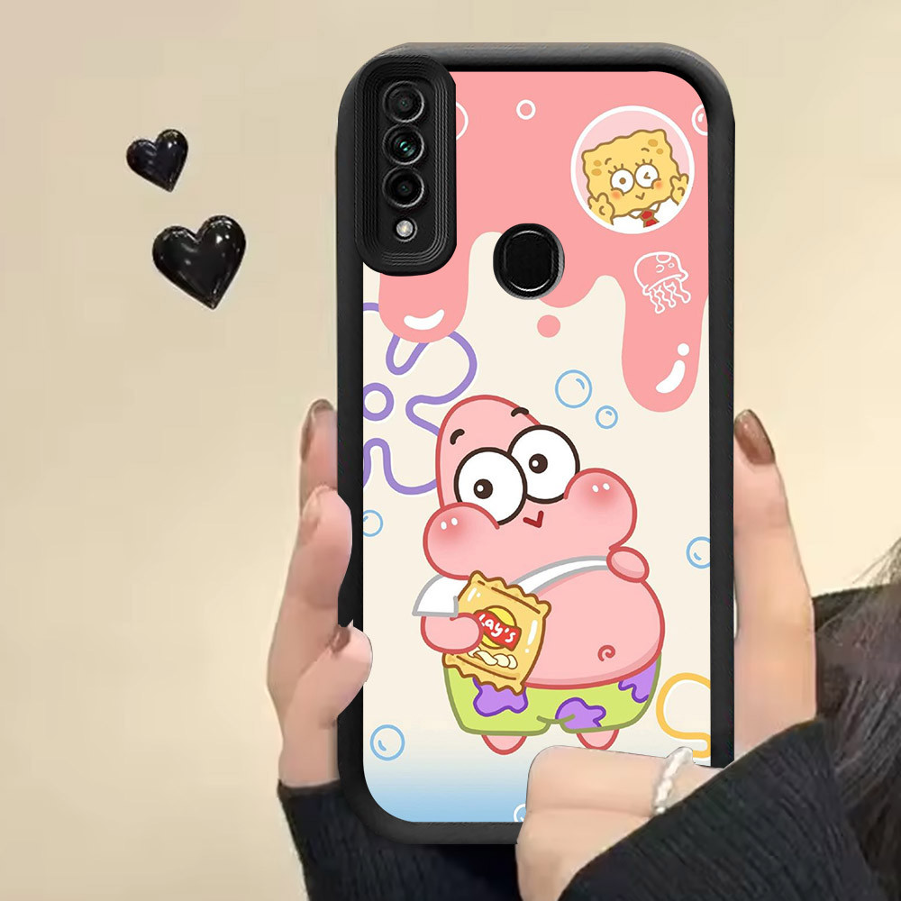 Casing untuk OPPO A31 Reno 3 A91 F15 2020 Case RR11 SpongeBob Patrick