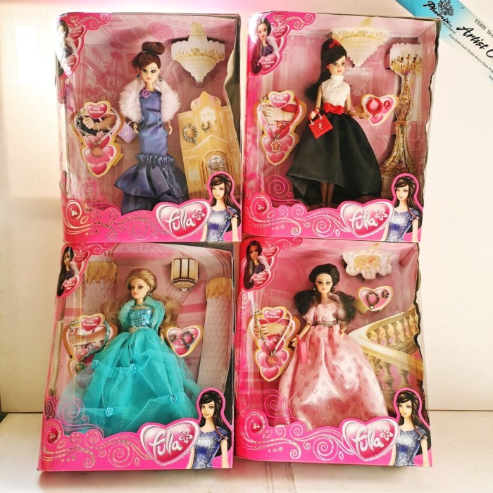 Seri Gaun Anak Perempuan Barbie FULLA Timur Tengah Mainan Bekas Fashion Anak Perempuan Istimewa Ote