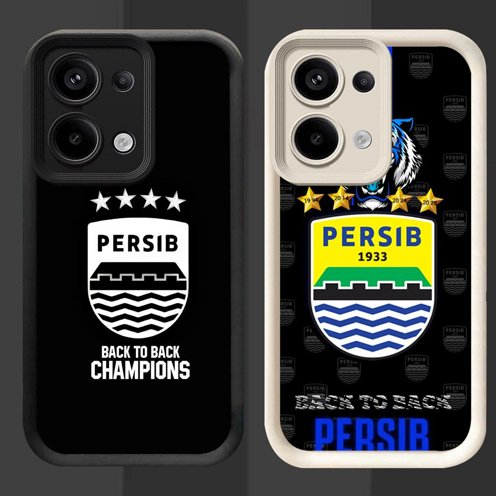 R7 Persib Casing untuk OPPO Reno 15F 15FS A6 Pro A6X Hitam dan Putih
