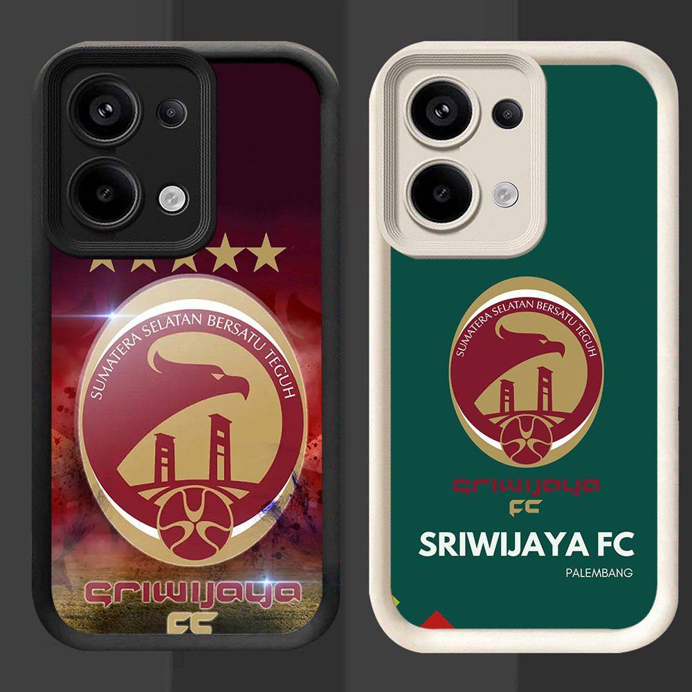 R9 FC-Sriwijayas Casing untuk OPPO Reno 15F 15FS A6 Pro A6X Hitam dan Putih