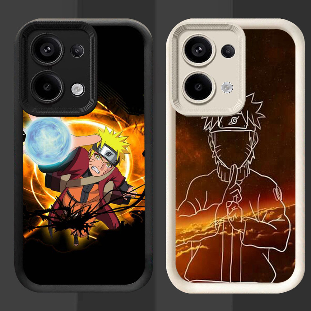 R92 Naruto Casing untuk OPPO Reno 15F 15FS A6 Pro A6X Hitam dan Putih