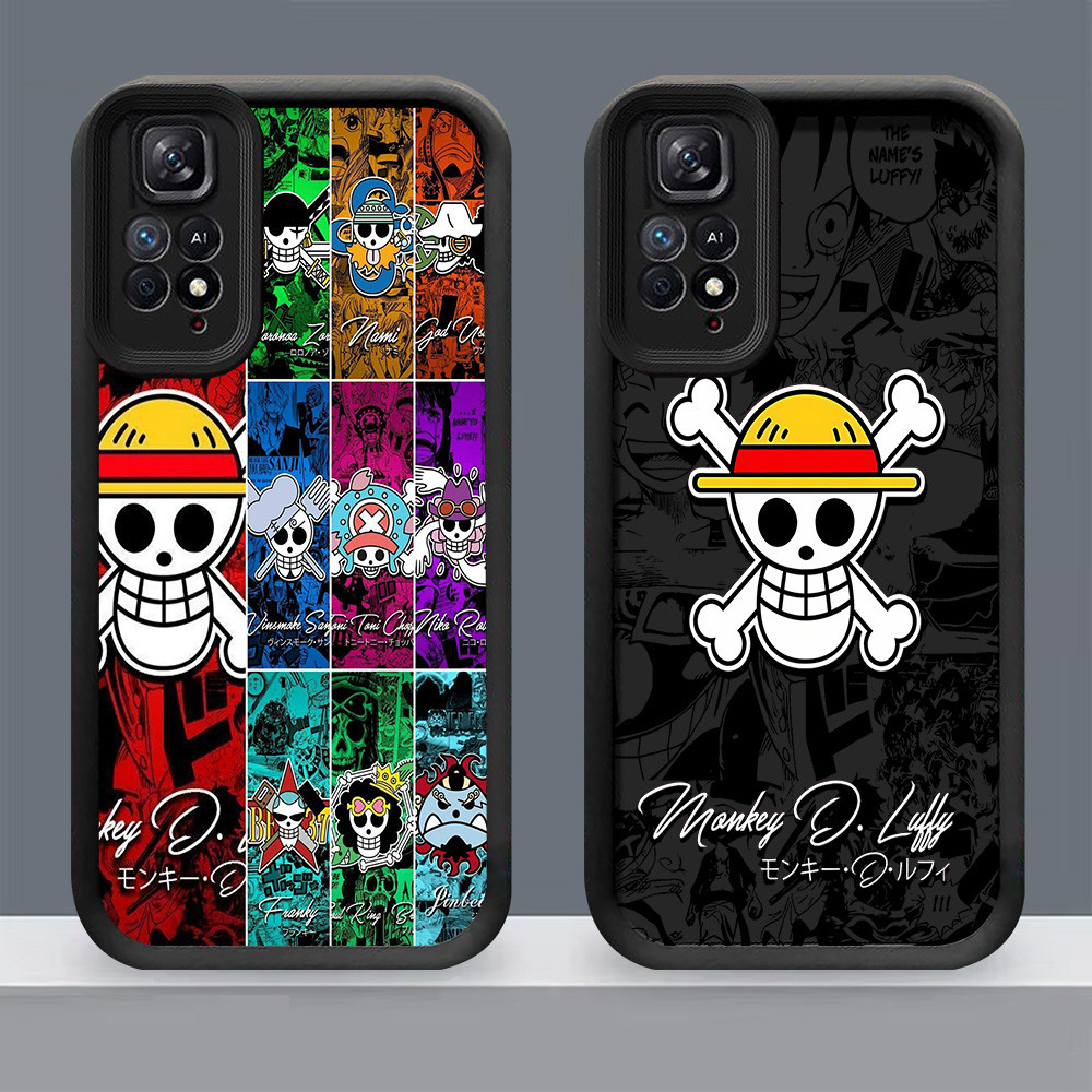 N-29 One Piece Logo Soft Casing untuk Xiaomi Redmi Note 11 SE 11S Pro 5G