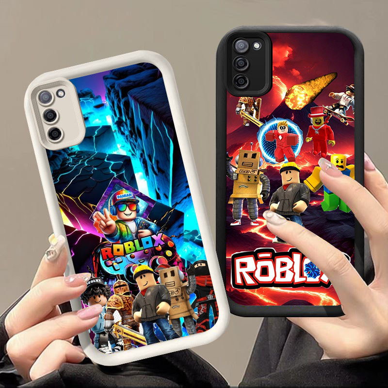 UP-64 Play Roblox Shockproof soft Casing untuk Samsung FE A71 S20 M21 A51 M30S 2020