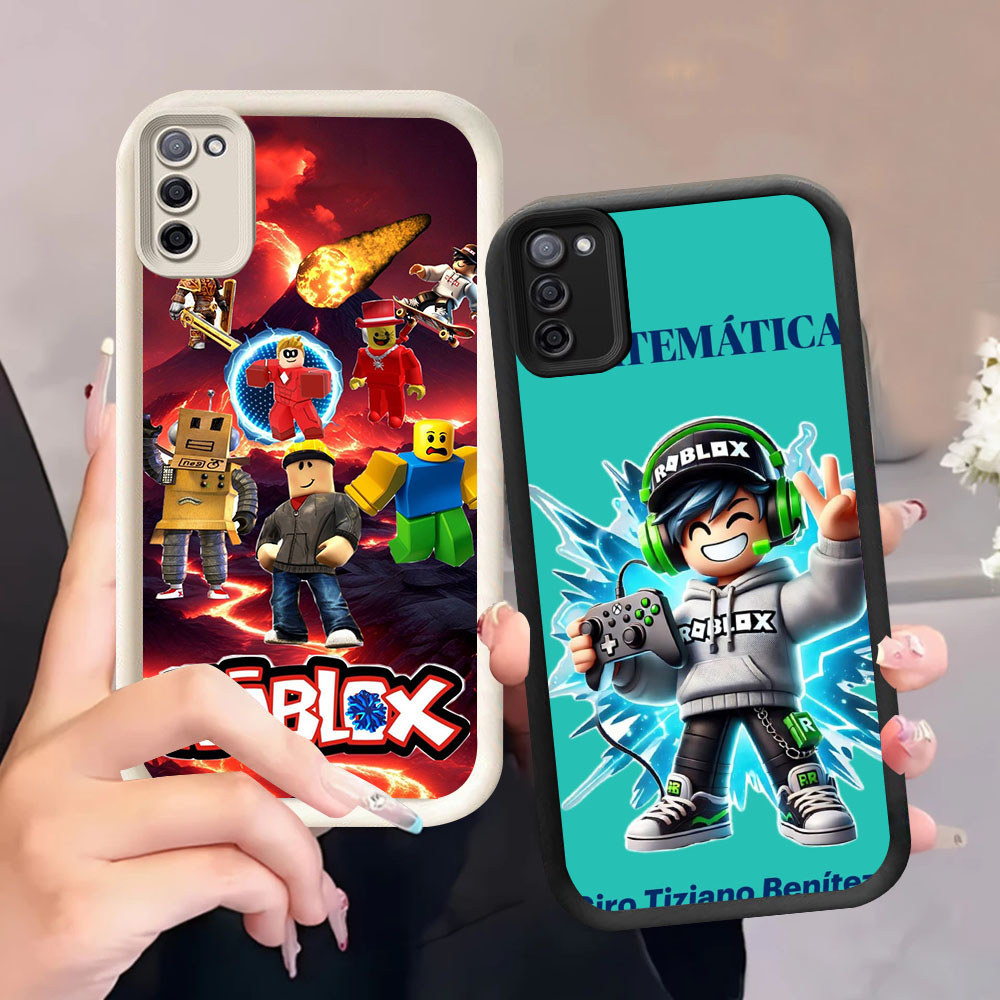 UP-64 Play Roblox Shockproof soft Casing untuk Samsung M02S A31 A71 A03S M30S A02S A51 F02S S20 FE M