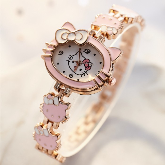 New Fashion Watch Steel Band Kt Catwoman Bracelet Electronic Quartz Watch