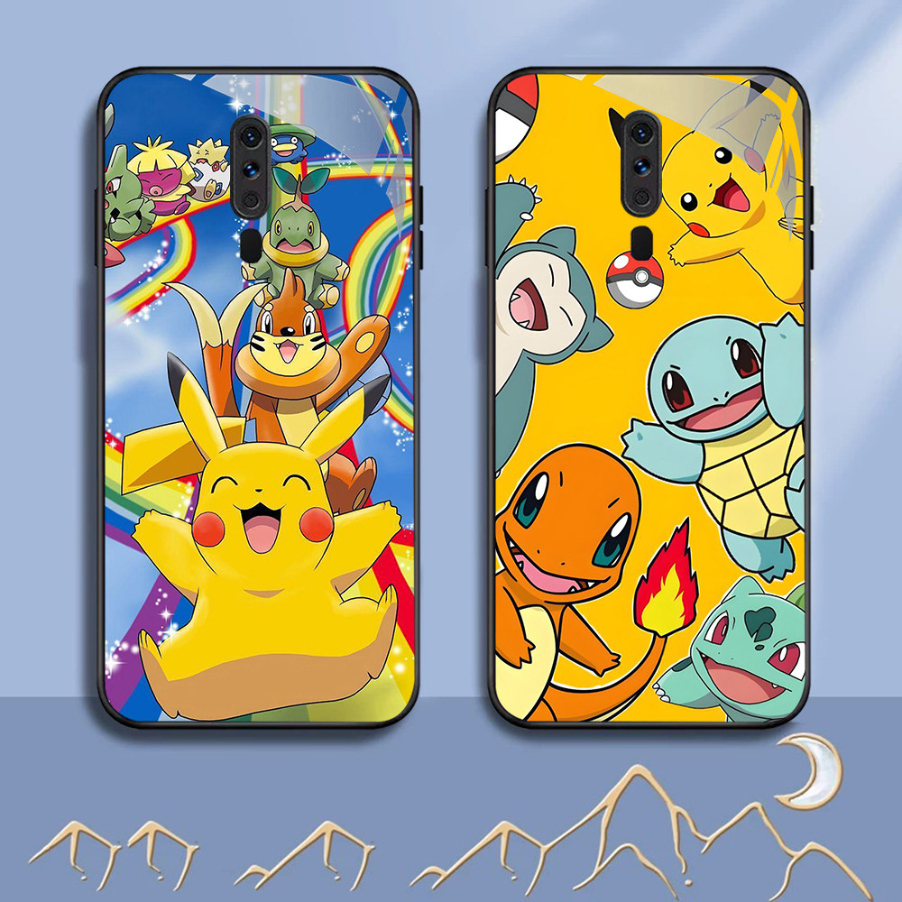 FA-33 Pokemon GAME HD Glass Case Casing Kaca untuk Realme Narzo 5S 8i 5 50 5i 9 8 Pro 5G