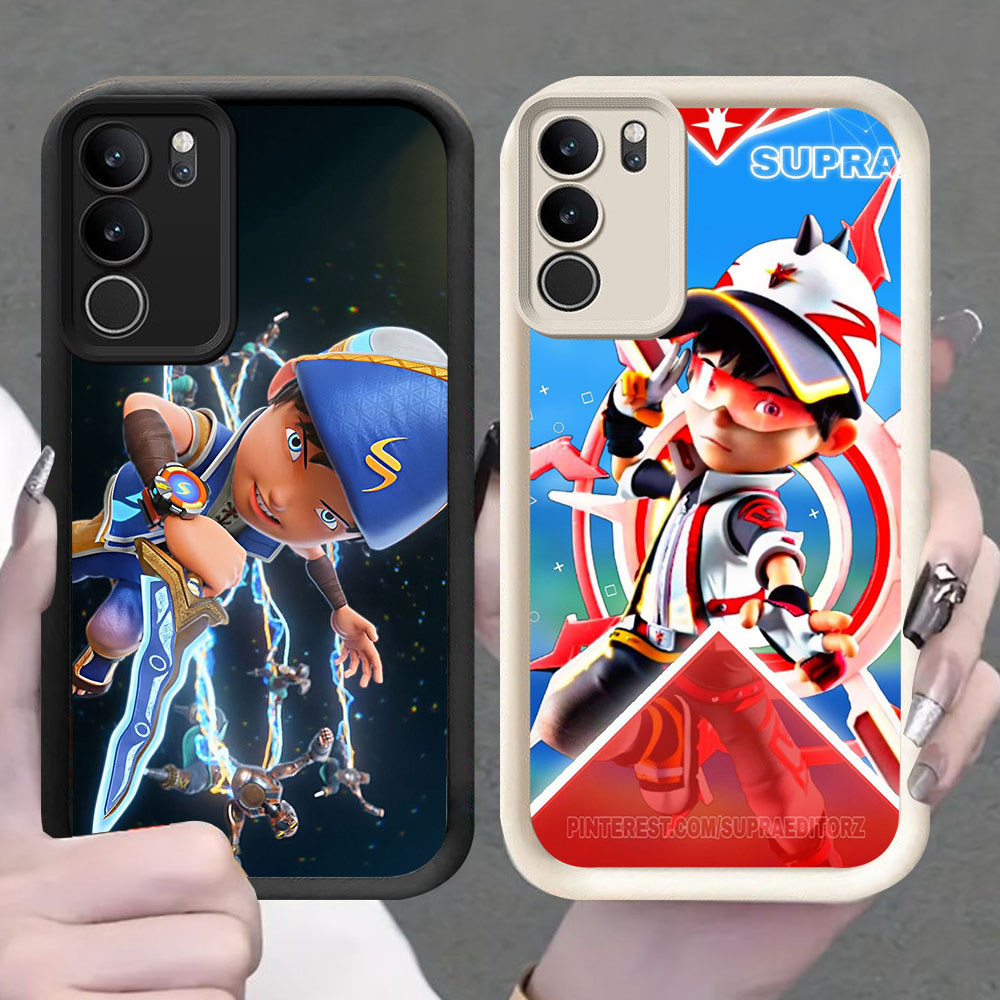 KD-14 Cool Boboiboy Casing HP Untuk VIVO Y19S Y200 Y300 V40 Lite Pro