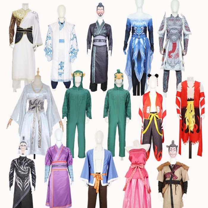 Nezha's Demon Boy Naohai Children's Clothes Animation Cosplay Ao Bing Nezha Shen Gongbao Adults And