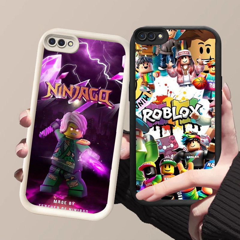 TS-44 FREE ROBLOX Shockproof soft Casing untuk OPPO A12s A1K A12 A3S A12E