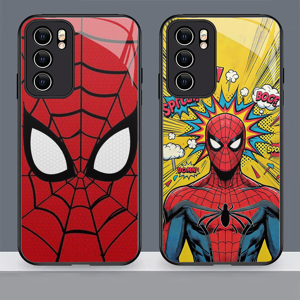 N-9 Spider-man HD Kaca Casing untuk Xiaomi POCO M3 M4 11 C65 X6 X5 M6 C71 12 Pro Lite 5G Case