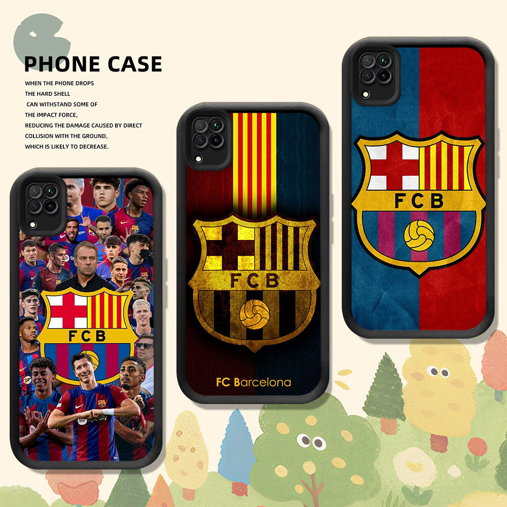 SOFTCASE Casing untuk Samsung A20S A21S A14 A20 A15 A13 5G NO-7 FC Barcelona club