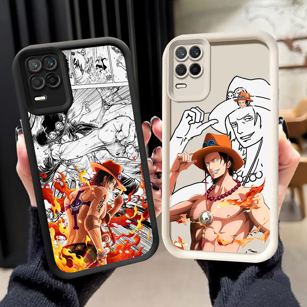 N-37 One Piece Ace Soft Casing untuk Realme 8S 8 Pro 5G
