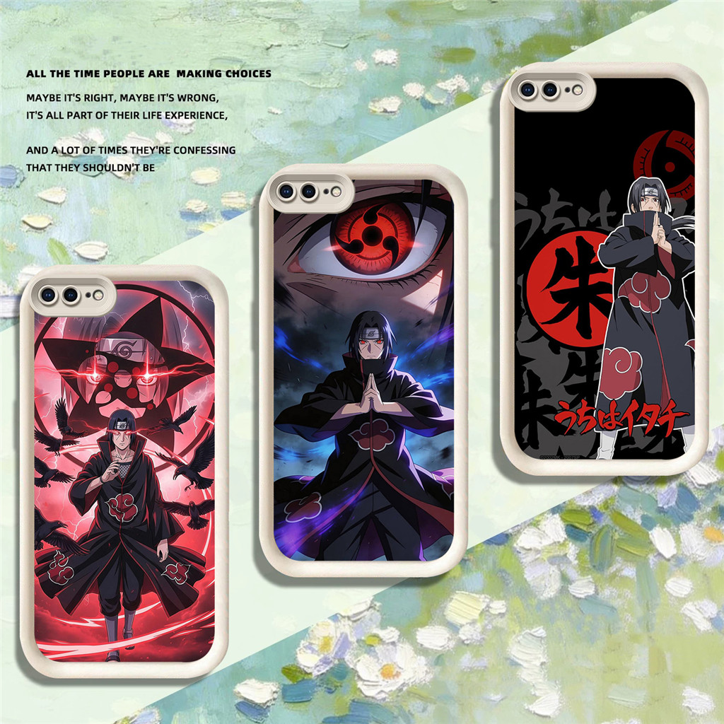 SOFTCASE Casing untuk iPhone 7 8 6 XR X Plus NO-28 Uchiha Itachi Naruto