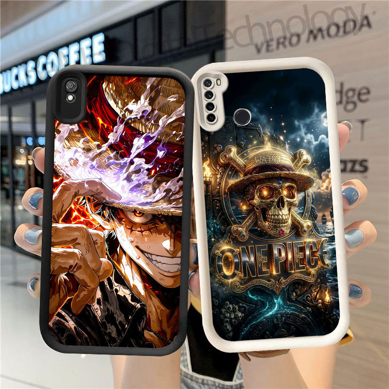 TS-59 One Piece Luffy Shockproof soft Casing untuk Redmi Note 9T 6A 7 9A Pro