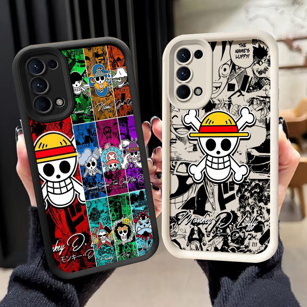 N-29 One Piece Logo Soft Casing untuk OPPO F19 A52 A72 A95 F19s A92