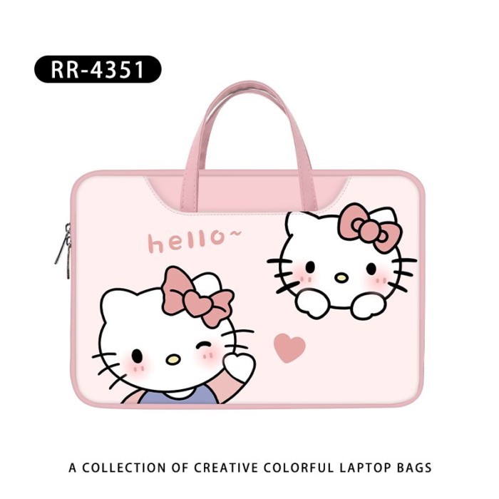 Baikai Tas Laptop Lucu Hello Kitty Untuk Wanita Cocok Untuk Lenovo Juru Selamat Huawei Asus Dell