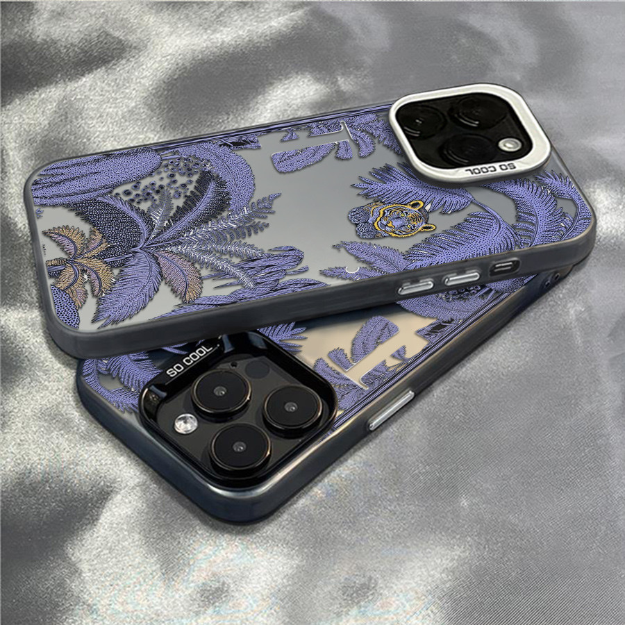 Casing iPhone Macan di Hutan ‌untuk iphone XR X XS XS MAX IPHONE 7 8 7PLUS 8PLUS 11 PRO 12 PRO 13 14