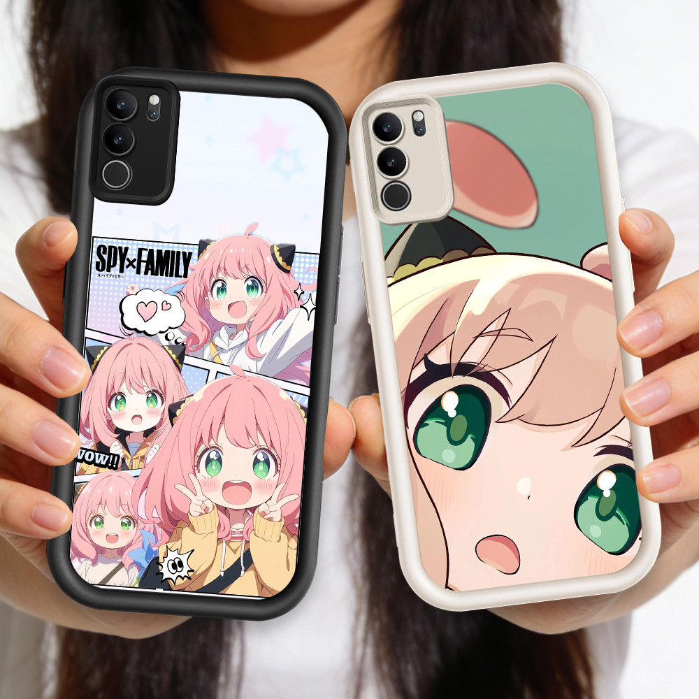 O-47 Spy x Family Casing HP Silikon untuk VIVO Y300 V40 Y200 V50 Y19S Pro Lite plus 5G