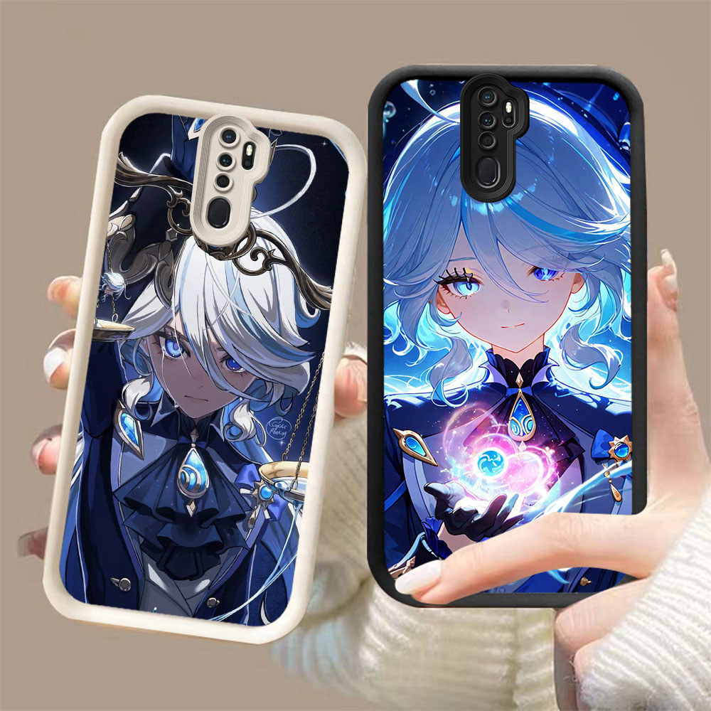 UP-43 Genshin Impact Shockproof soft Casing untuk OPPO Reno 2F 2Z F11 8T A9 A5 2020 Pro 5G