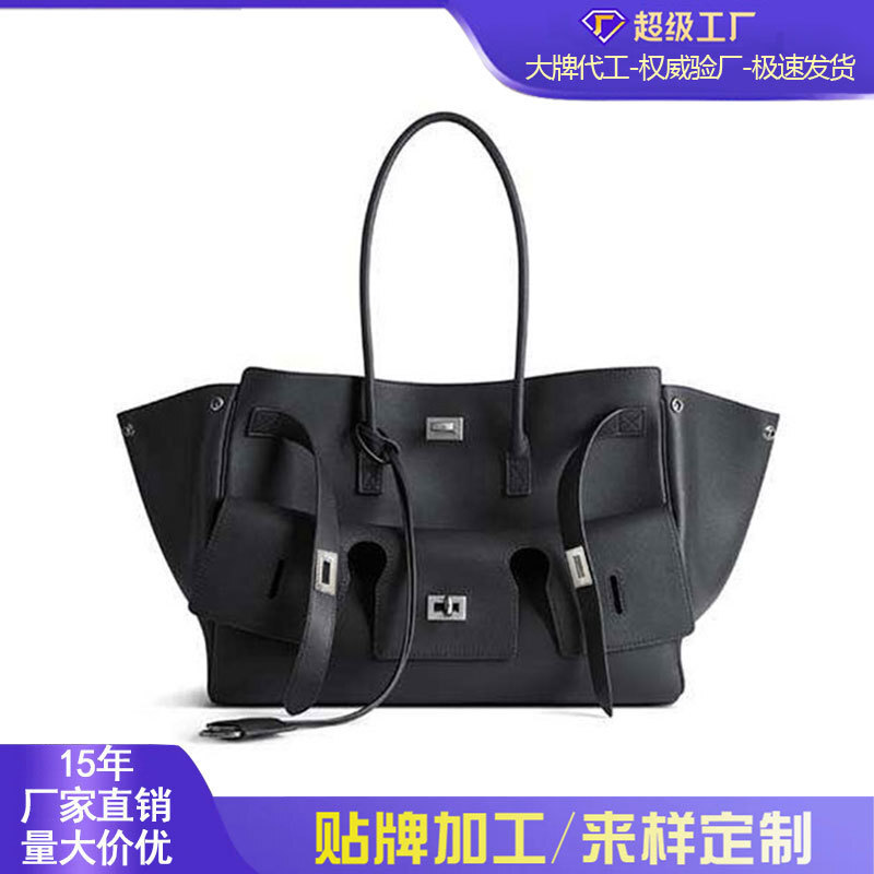 Tas wanita Tote BelAir Lintas Batas Fashion Kapasitas Besar Tangan Mewah Tas Bahu Sederhana untuk Wa