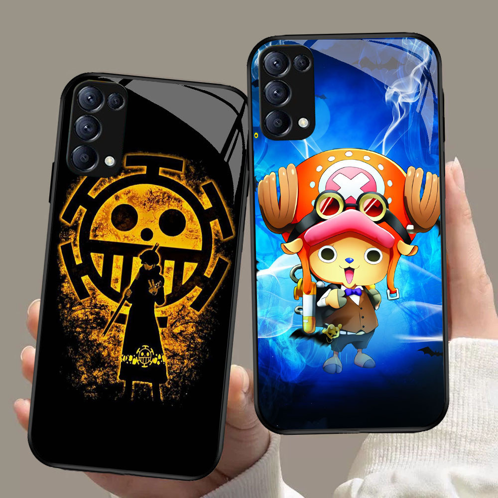 SD-73 One Piece Chopper HD Glass Casing untuk OPPO Reno 6Z 6 5 4 3 A91 F15