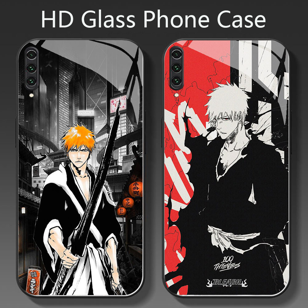 BW-41 Bleach HD Glass Casing untuk Samsung A50 A70S A70 A10 A02 A7 Note 10 Pro Plus