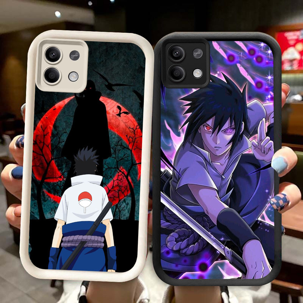 TS-90 Uchiha Sasuke Shockproof Casing untuk Xiaomi Redmi Note 13 Poco X6 X7 M6 M7 NEO Pro