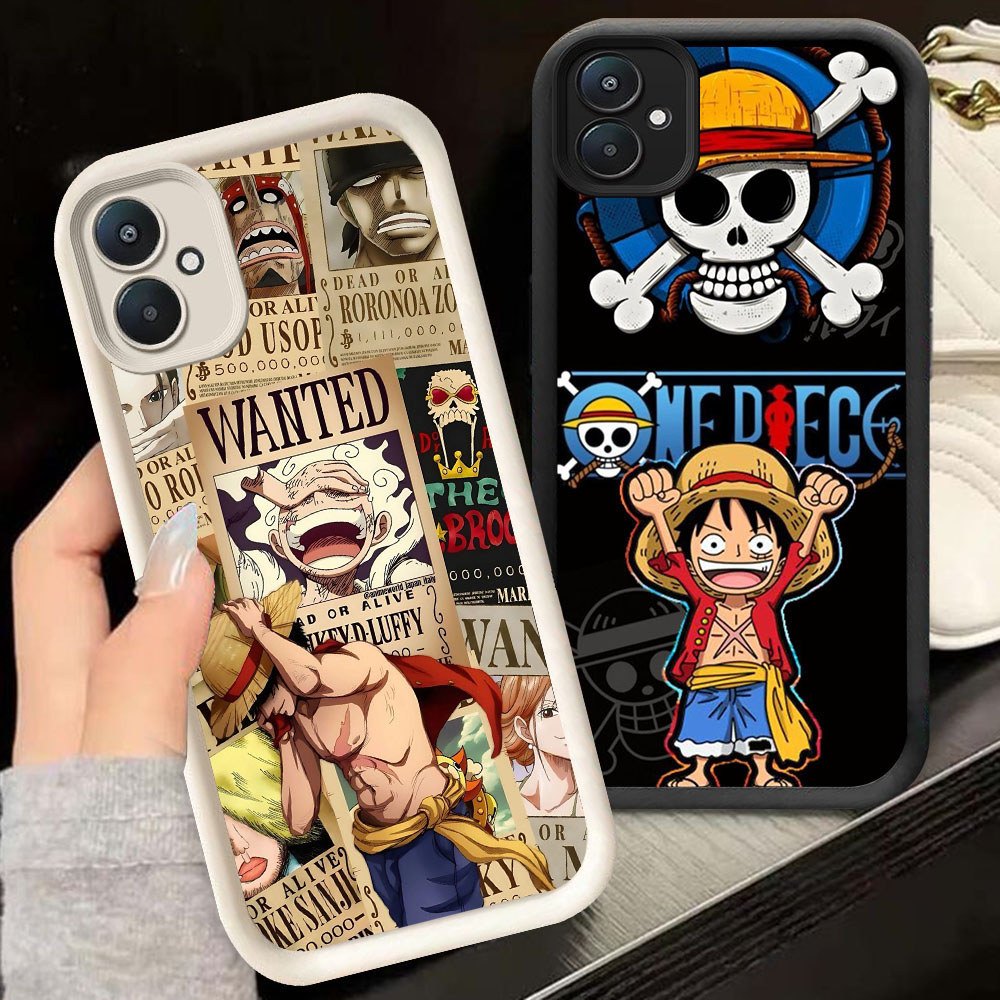 TS-78 Monkey D Luffy Shockproof Casing untuk Xiaomi Redmi 13C 14 13T 14T A2 A1 K60 Ultra Poco C65 M4