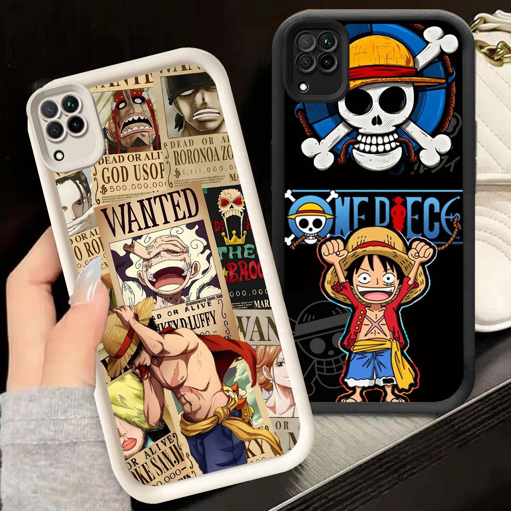 TS-78 Monkey D Luffy Shockproof Casing untuk Samsung A12 A22 J2 J4 J7 Pro Plus Prime 5G