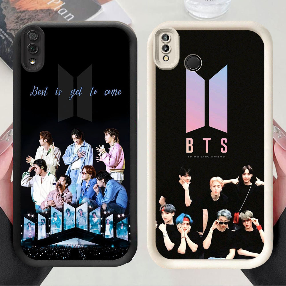 TS-44 BTS ARMY Shockproof Casing untuk VIVO Y91C Y91i Y81 Y81S Y91 Y93 V9 Y95 Y66