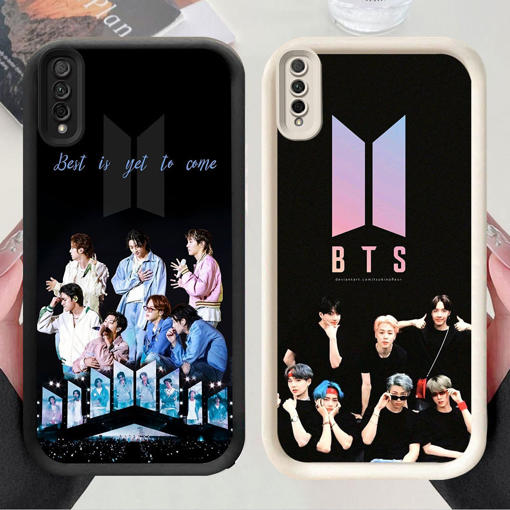 TS-44 BTS ARMY Shockproof Casing untuk Samsung A50 A50s M02 A30S A7 A02 A03 A26 Core