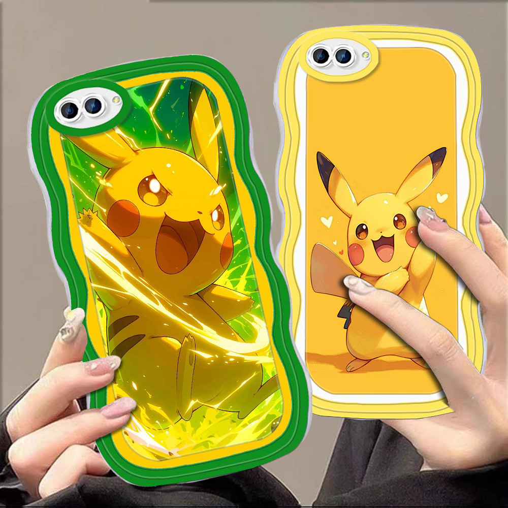 C-16 Pikachu Casing untuk OPPO A39 A37 A71 A83 F1S Realme C2S A3S C2 F3 Plus TPU Case