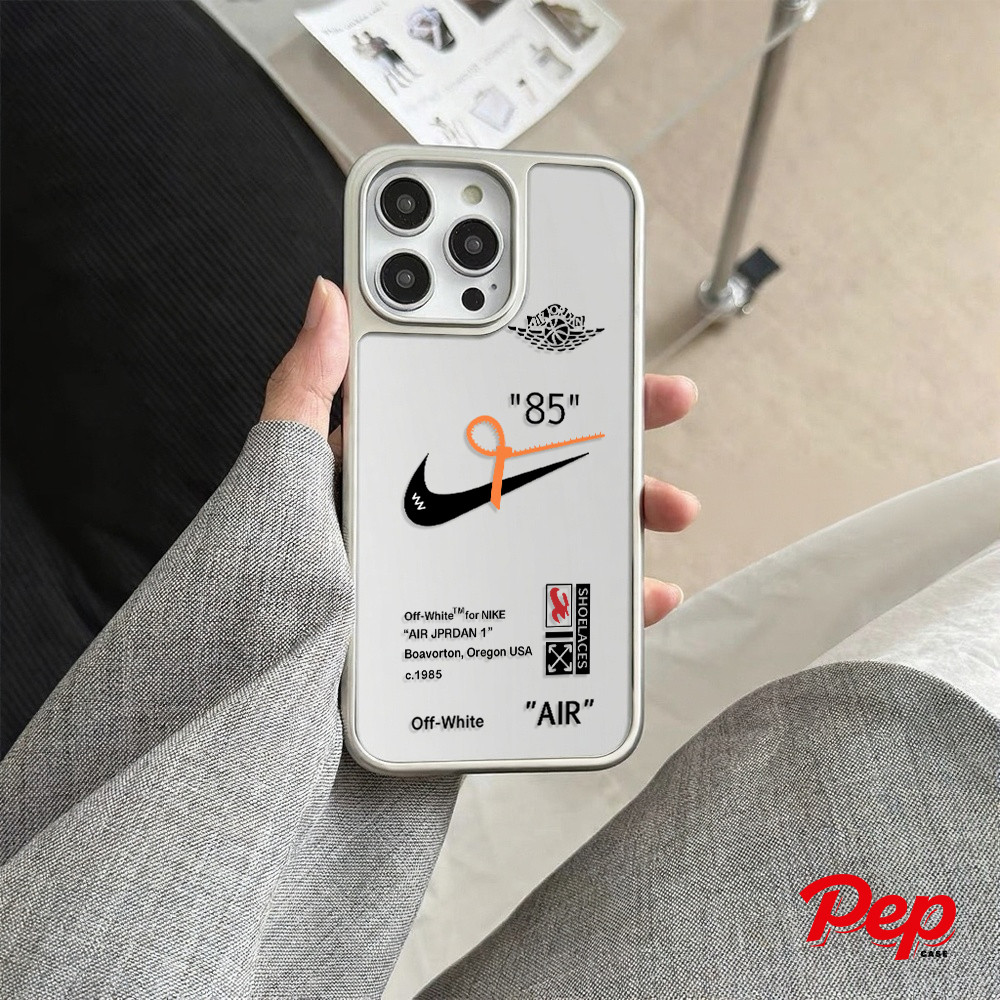PepCase Nike Collaboration Logo High-definition transparent electroplated TPU protective case for iP