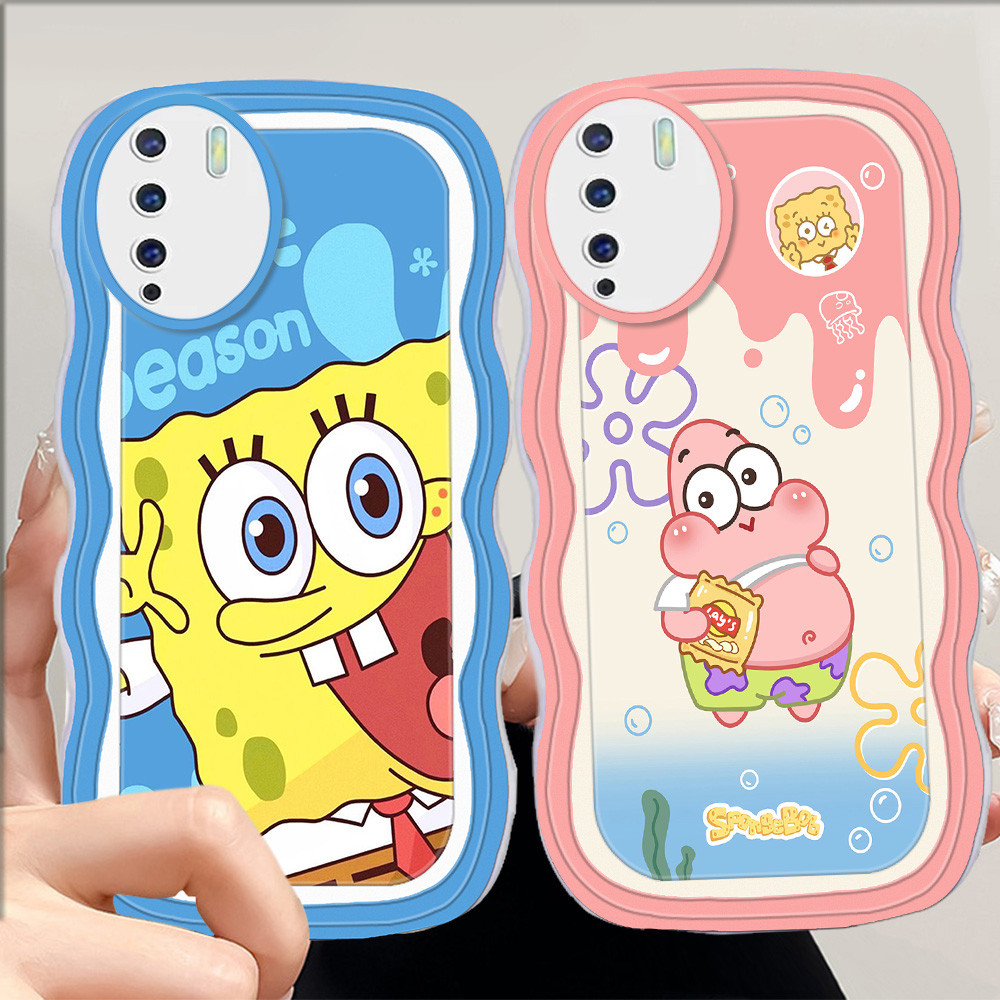 C-46 Spongebob Casing untuk OPPO F15 A31 Reno 3 A91 A33 A53 2020 TPU Case