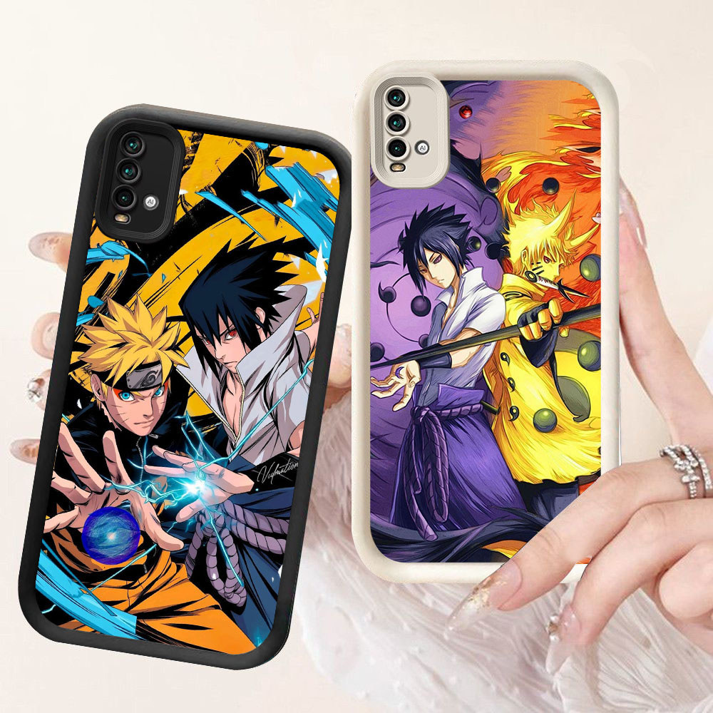 BW-75 Naruto Sasuke Shockproof Casing untuk Xiaomi Redmi Note 11 11S 11T SE POCO X7 Pro