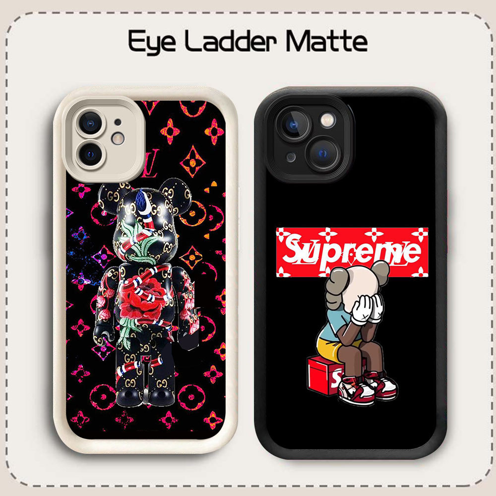 SD-94 Supremes Bape K-KAWS Shockproof Casing untuk iPhone 11 12 Mini 13 Pro Max