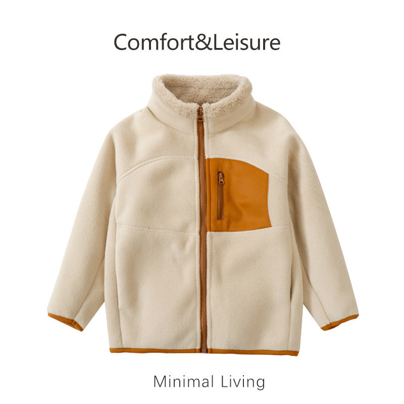 Baju Anak laki perempuan Style Mantel    Berlapis Seragam Sekolah Siswa Kerah Tinggi Ajaib Hangat Ri