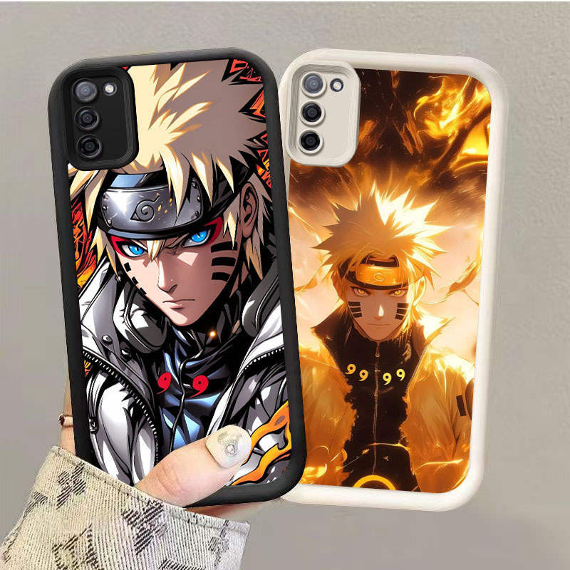 GK-57 Naruto Anime Silikon hitam putih Casing untuk Samsung F02S A02S M02S A31 A03S