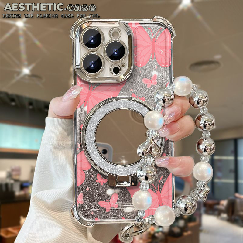 Plating airbag gantungan hp silikon case for OPPO A38 A12 A12S A15 A16 A17 A18 A3x A32 A53 A54 A57 A