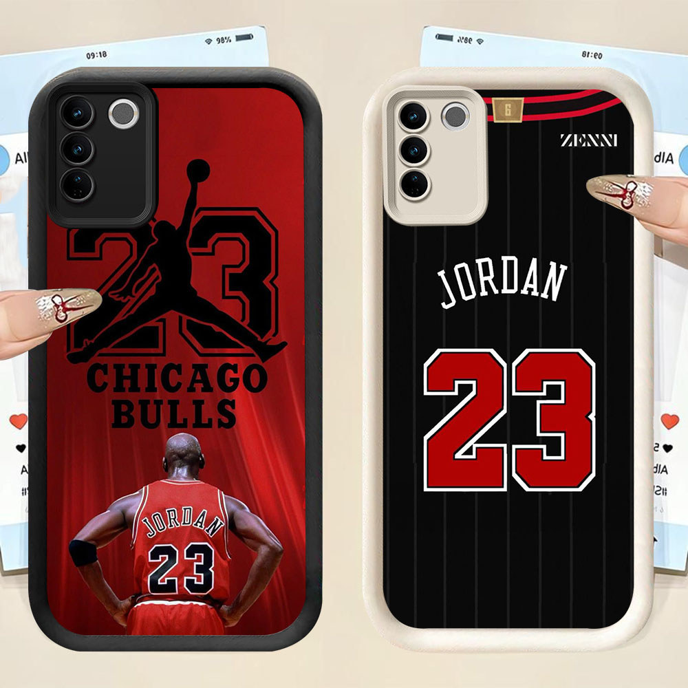 YS-72 Michael Jordan NBA Shockproof Casing untuk VIVO V27E V27 V29 V29E Y200e Y100 Pro