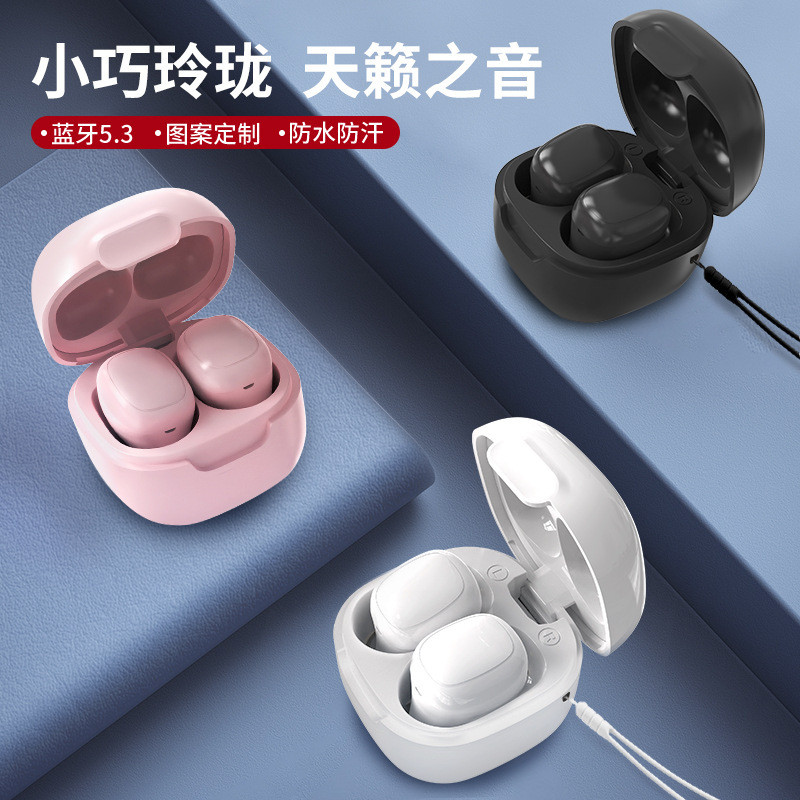 Headsets Earphone Bluetooth Terbaru Model Pribadi Mini Nirkabel Baru TWS Mikro  Ultra-kecil Stereo I