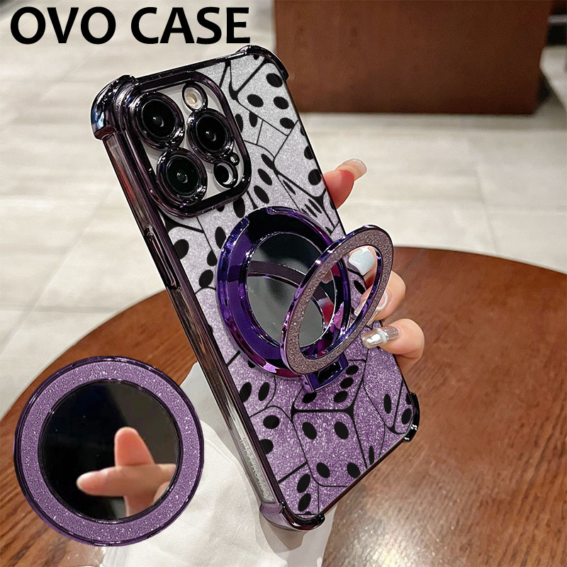 Glitter Card Case Oppo A18 A31 A12S A33 Dengan Stand Casing Oppo A36 A17 A37 A38 Cermin Oppo Casing 