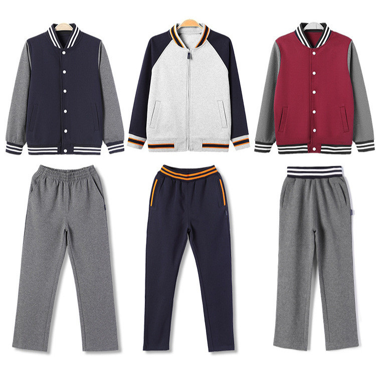 Baju Anak laki perempuan Style Jaket    Siswa Sekolah Dasar  Menengah, Seragam Baseball Anggur untuk