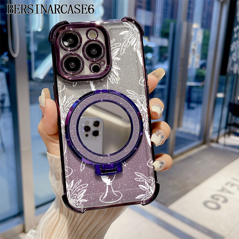 Case Redmi 10A 13C A1 10 10C 13C 9T Case Dengan Stand Cermin Bracket Stand Soft Case Redmi Note 9 No