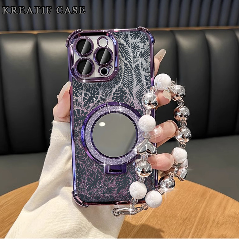 Case Oppo A3x A60 A5 2020 A7 Glitter Card Anti Jatuh Casing Oppo A3s A5s A12 A16 A33 A52 Oppo A17 A3