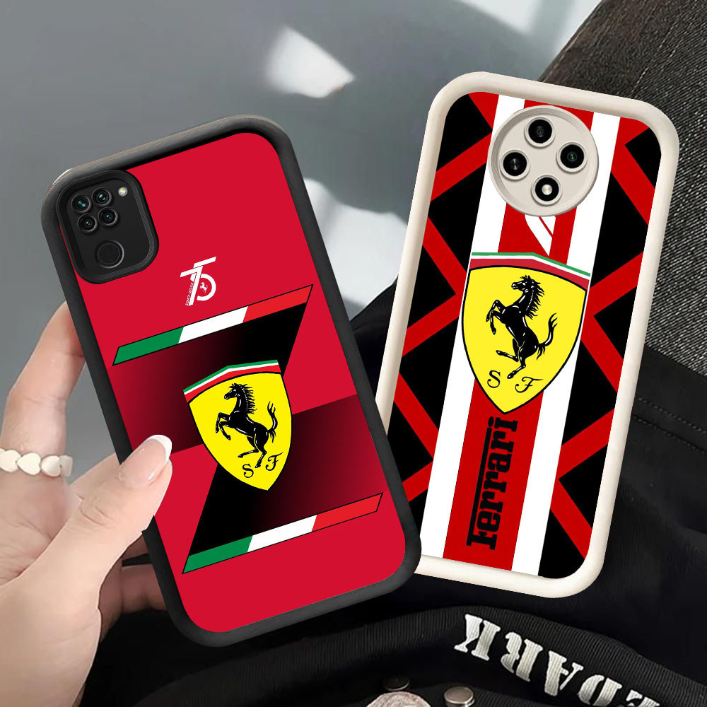BW-53 Ferrari F1 Shockproof Casing untuk Xiaomi Redmi Note 8 9 9S Poco M2 Pro Max